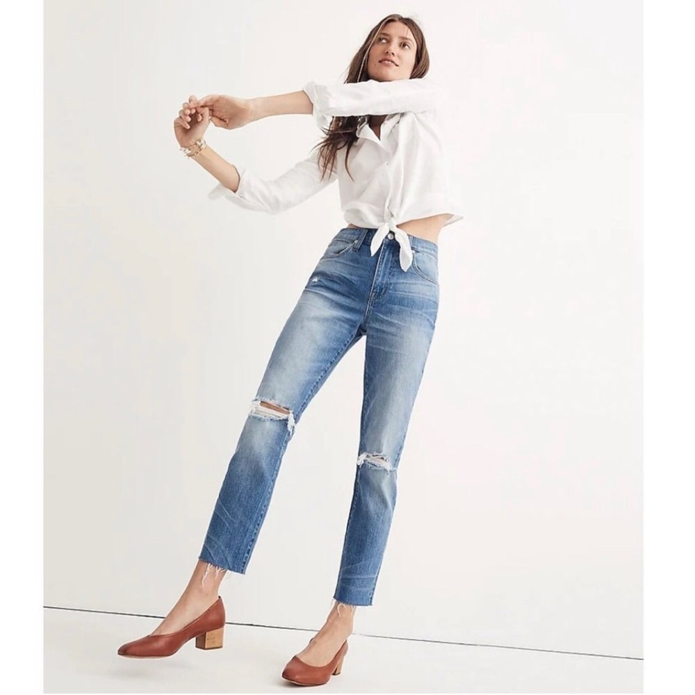 MADEWELL The High Rise Slim Boy Jean Size 25